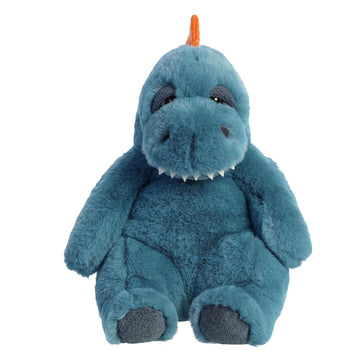 Aurora Cozy Sluuumpy Da Dino Stuffed Animal - Comforting Companions - Blissful Relaxation - Blue 15 Inches