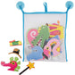 Buddy & Barney Bath Stickers - 32 Reusable Animal Foam Stickers for Kids, Multicolor, EVA, Model BB011, Ages 3+