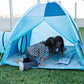 Pacific Play Tents 20431 Hide Me Cool Blue Tent + Tunnel Combo 58'' X 58'' X 46''
