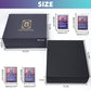 Afiing Trading Card Storage Box 6000+ Capacity - Diy Toploader Case W/ 24 Dividers & 8 Supports, Fits 3X4 Rigid Card, Deck Box F