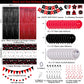 Red And Black Birthday Decorations For Men Women, 74Pcs Happy Birthday Party Decorations For Boys Girls With Happy Birthday Banner Tablecloth Foil Fringe Curtains Hanging Swirls Decor Black And Red Party Decorations Bday Party Supplies
