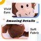 Hopearl Talking Monkey Repeats What You Say Nodding Electric Interactive Animated Toy Speaking Plush Buddy Birthday Festival For