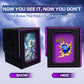 PROMAXIBINDER MTG Deck Box BTB for Commander Display, Fits 100 Double Sleeved Cards, 2 Dividers & 1 Toploader, Strong Magnet Lea
