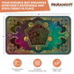 Paramint Mana Blast - Mtg Playmat - Perfect For Magic The Gathering, Pokemon, Yugioh, Anime - Tcg Card Game Table Mat - Durable, Thick, Cloth Fabric Top With Rubber Bottom By Daniel Ziegler