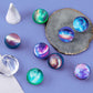Pllieay 24PCS Multicolor Galaxy Bouncy Balls - 32mm Space Theme for Kids Party Favors and Christmas Gift Bag Filling