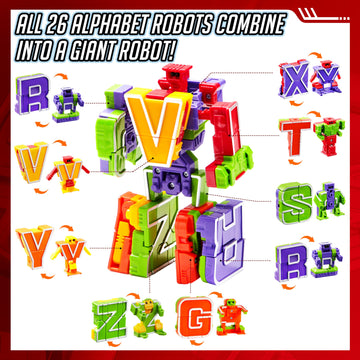 Joyin Alphabet Robots Toys For Kids, Abc Learning Toys, Alphabots, Letters, Toddlers Education Toy, Carnival Prizes, Christmas Toys, Treasure Box And Prize For Classroom