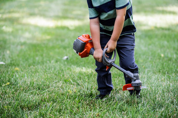 Husqvarna 585729104 Toy Trimmer And Toy Weed Eater With Realistic Sounds And Light-Up Trimmer Line For Kids Ages 3 And Up