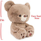 GUND Kai Teddy Bear Plush Toy  enhanced Stuffed Animal for Ages 1 and Up  Taupe  12