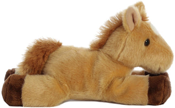 Aurora® Mini Flopsie™ Prancer™ Stuffed Animal - 8" Brown Polyester Toy for Kids and Families - Model 16639