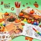 Cinrobiye 72 Pcs Thanksgiving Day Party Favors Fall School Exchange Gifts Thanksgiving Coloring Books Stacking Crayons Turkey Di