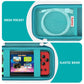 Supmay Carrying Case Compatible with KAVOYI / Beico / TEBIYOU 32 Bit Handheld Games for Kids  Portable Arcade Gaming Player Storage Holder Travel Bag with Mesh Pocket for Battery  USB Cable  Green