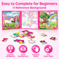 Synarry Unicorn Princess Fairy Magnetic Puzzles For Toddlers 3-5 Girls, 20 Pieces Travel Puzzles For Kids Ages 4-6, Car Airplane