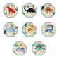 Meri Meri Dinosaur Kingdom Side Plates -Like New