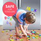 Curious Columbus Magnetic Letters And Numbers For Toddlers. Foam Alphabet Fridge Magnets And Numbers For Kid Learning. 123 Abc Toddler Magnets For Refrigerator