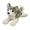 Douglas Plush Husky Dog Stuffed Animal, Gray/White, 19" Long, Model 2446