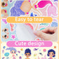 24 Pcs Make Your Own Mermaid Sticker Sheets For Kids With Mermaid Face Stickers For Kids Toddlers Girls Crafts Activities Gift B