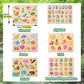Loyuegiyo 6Pcs Toddler Wooden Peg Puzzle Toys For Age 2-4 3-5 Year Old Boys Girls,Educational Learning Sensory Toy,Puzzles For T