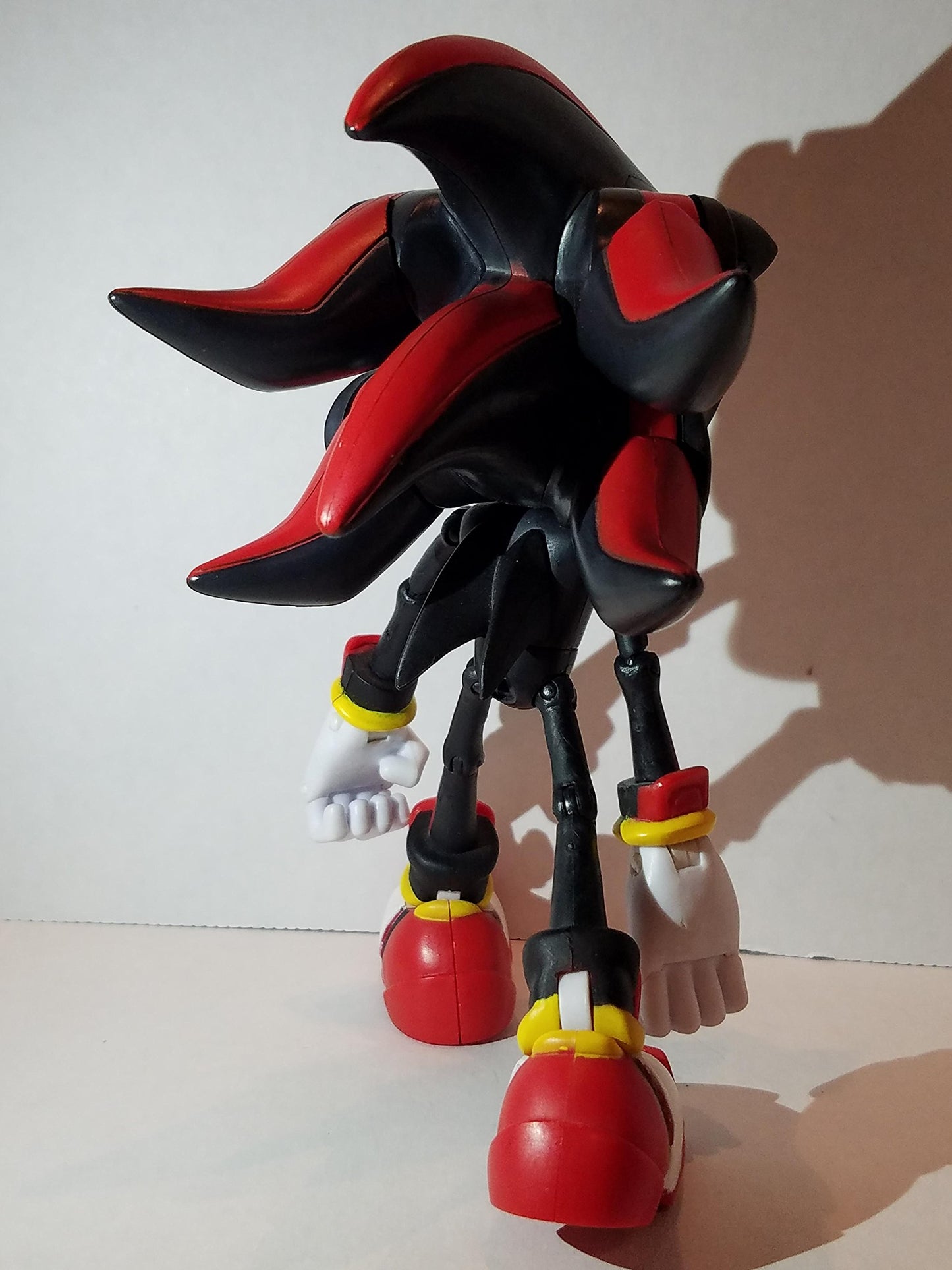 SEGA Sonic the Hedgehog Shadow 6" Black Action Figure - Super Posers Model 65012, Durable Plastic Collectible
