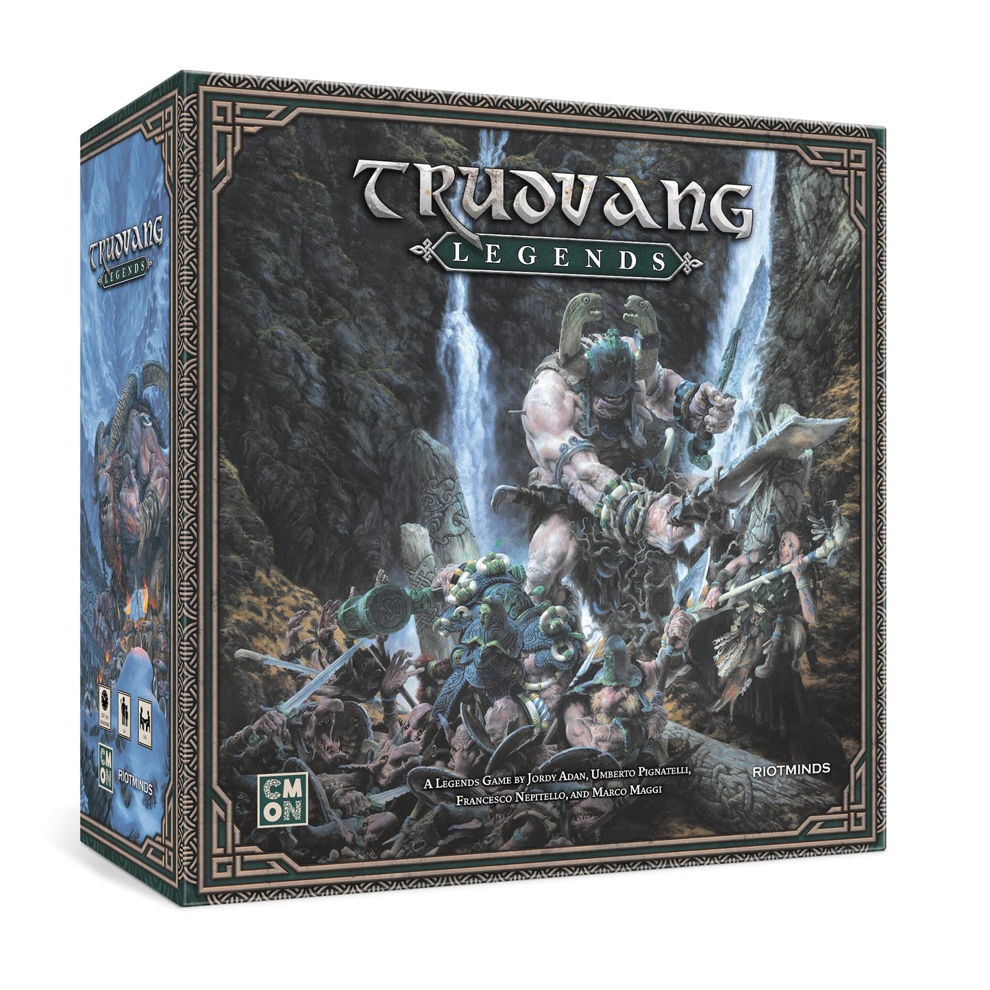 Trudvang Legends Board Game | Tabletop Miniatures Strategy Game | Cooperative Fantasy Adventure Game for Adults and Teens | Ages