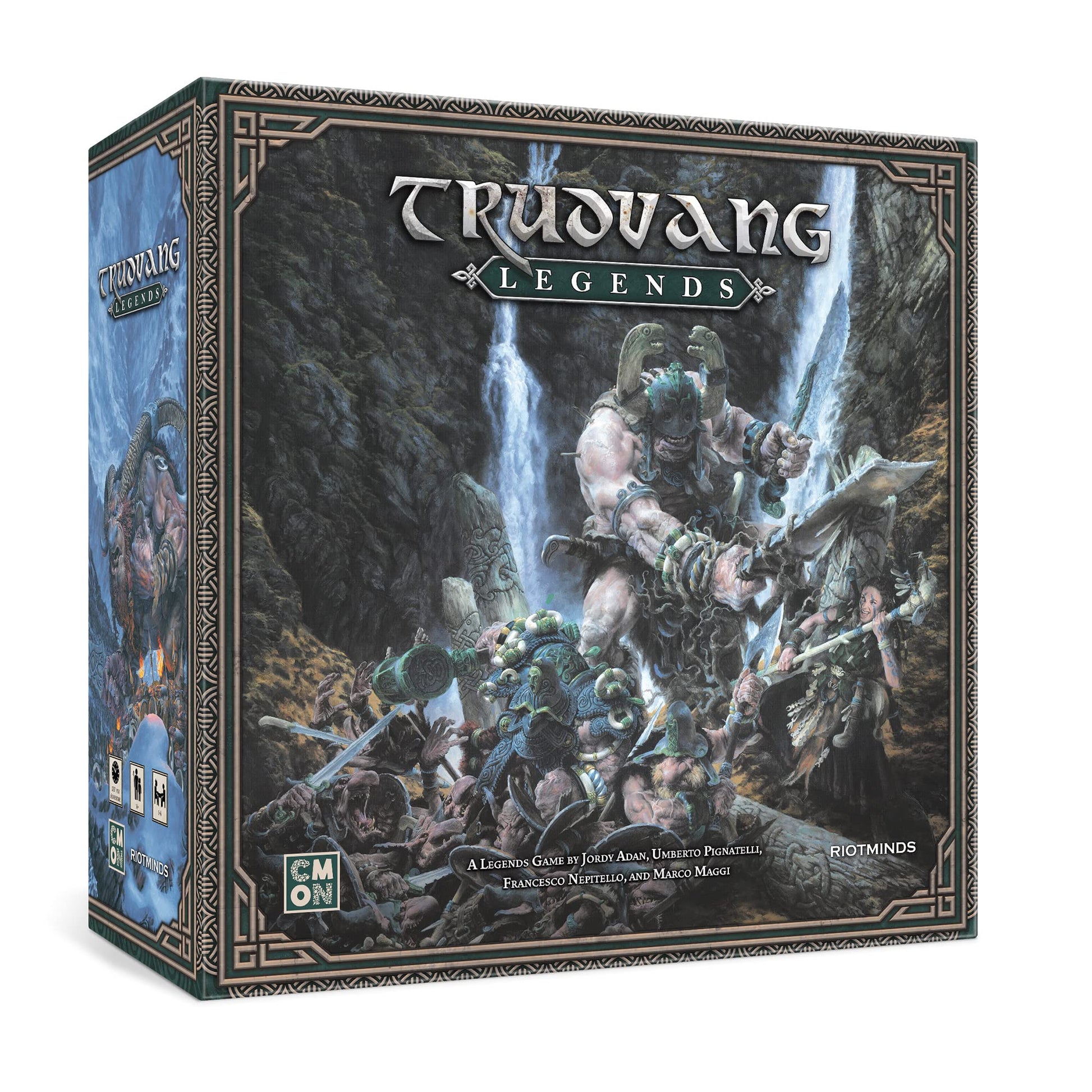 Trudvang Legends Board Game | Tabletop Miniatures Strategy Game | Cooperative Fantasy Adventure Game for Adults and Teens | Ages