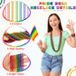 Billeeit 5Pcs Water Skipping Balls for Pool Play, Rainbow Color Splash Water Bouncing Balls with Portable Mesh Bag, Fun Beach To