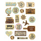 Travel the Map Stickers, 120 Per Pack, 12 Packs