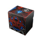 Ai protective covering MTG Commander 100+ Card Custom Art Deck Box With Storage (Blue/Black/Red)