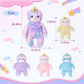 Ikasa Mommy Sloth Stuffed Animal Mom And Baby Plush Toy,Cute 20' Soft Small Fluffy Mama Family Set With Little Mini Babies,Gifts For Kids
