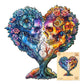 Wooden Puzzles For Adults, 180 Pieces Skull Puzzles For Adults, Unique Tree Puzzle Gifts For Puzzle Lover, Wooden Jigsaw Puzzle (M-11.4 * 11.3In)