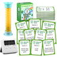 gisgfim St. Patrick's Day 5 Second Game 108 Simple Question Cards Digital Timer and 5 Second Hourglass Question Card Game for mature-themed Family Party Travel Night Sleepover Think Fast and Shout Out Answer