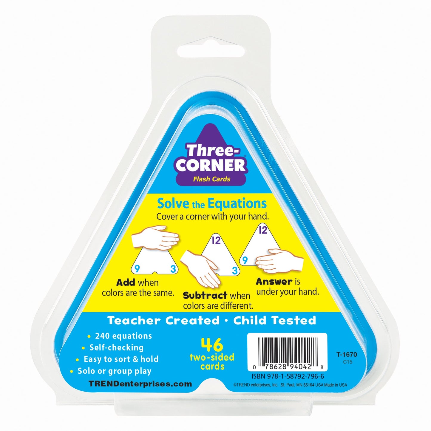 Tept1671 - Trend Three Corner Flash Cards
