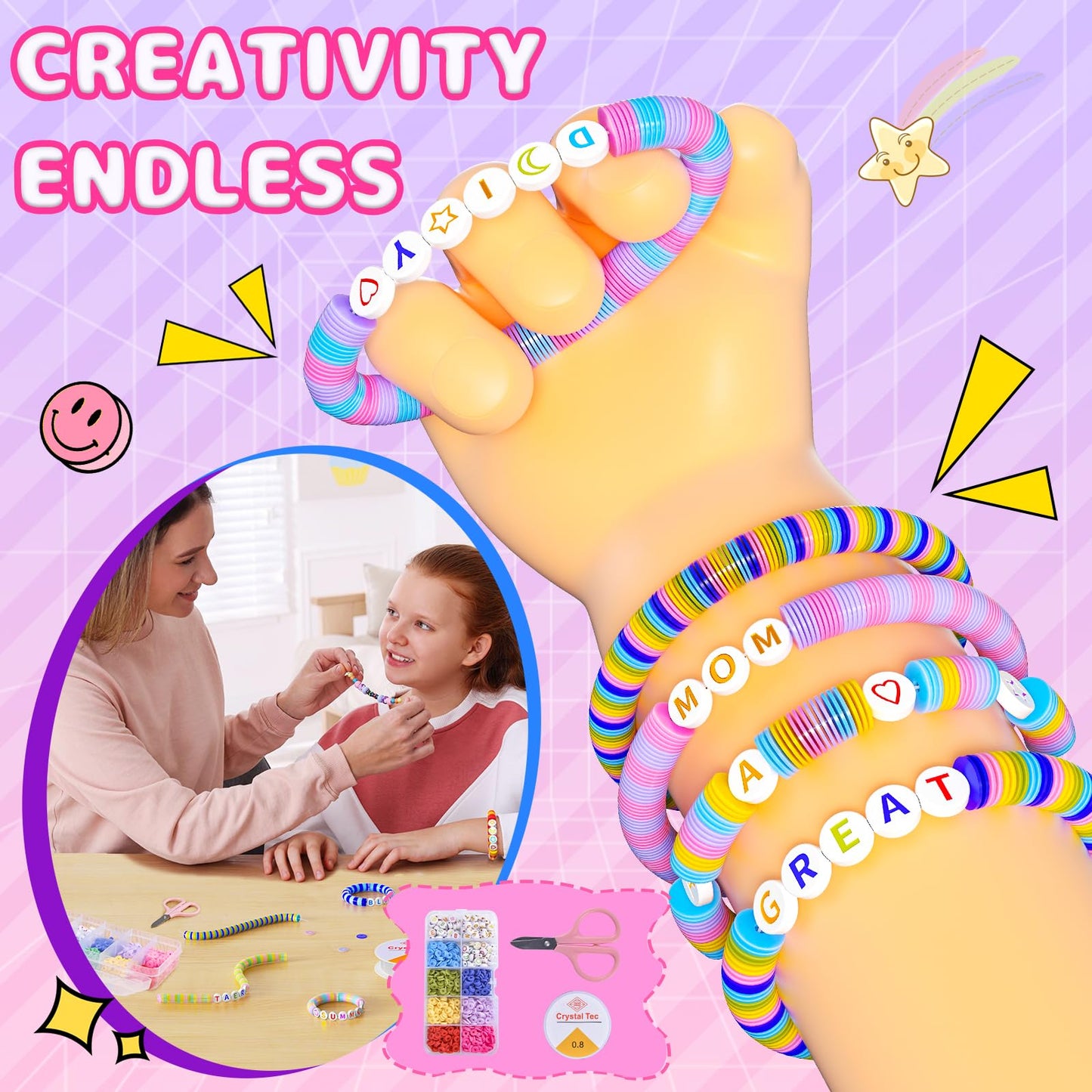 BOOH Decorate Your Own Water Bottle Kits for Girls, Unicorn Dream, BPA Free, Model WY-WB-A, Fun Arts Crafts for Ages 4-12