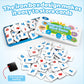 Kasfalci Cvc Word Games,Magnetic Letters & Flash Cards,Phonics Games,Alphabet Learning Toys, Refrigerator Fridge Abc Magnets For
