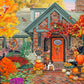 Vermont Christmas Company Cozy Autumn Jigsaw Puzzle 100 Piece, Large Pieces Perfect For Kids And Seniors