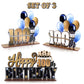 Lingteer Happy 100Th Birthday Gold Acrylic Table Topper Centerpieces Set - Cheers To 100 Years Old Birthday 100Th Bday Party Gift Decorations.