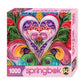 Springbok Paper Hearts 1000 Piece Puzzle For Adults - Features A Beautiful Cut Paper Heart Arrangment
