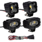 DKKY RC Car Lights LED Spotlights 1/10 Scale RC Crawler Accessories for Axial SCX10 90046 Traxxas TRX4 TRX6 Wraith RR10 MST Redc