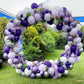 Bezente Dark Purple Latex Party Balloons - 150 Pack 5 Inch Matte Small Purple Helium Balloons For Graduation Halloween Wedding B