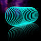 Glow Fever Glow Sticks Bulk 100Ct 22'' Glow Necklaces With Connectors, Neon Light Sticks For Party Festivals Raves Concert Birthday Wedding, Aqua