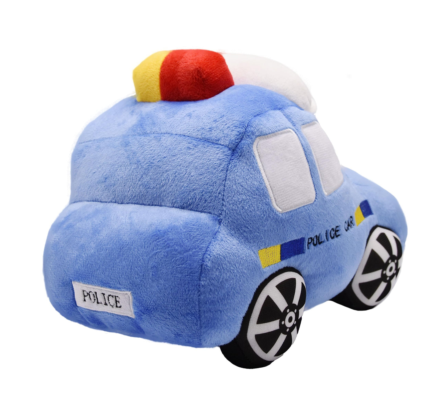 Yonlit Soft Plush Police Car Stuffed Toy Super Cute Blue Squad Car Plushie Excellent Gifts For Kids Or Birthday Party 11 Inches