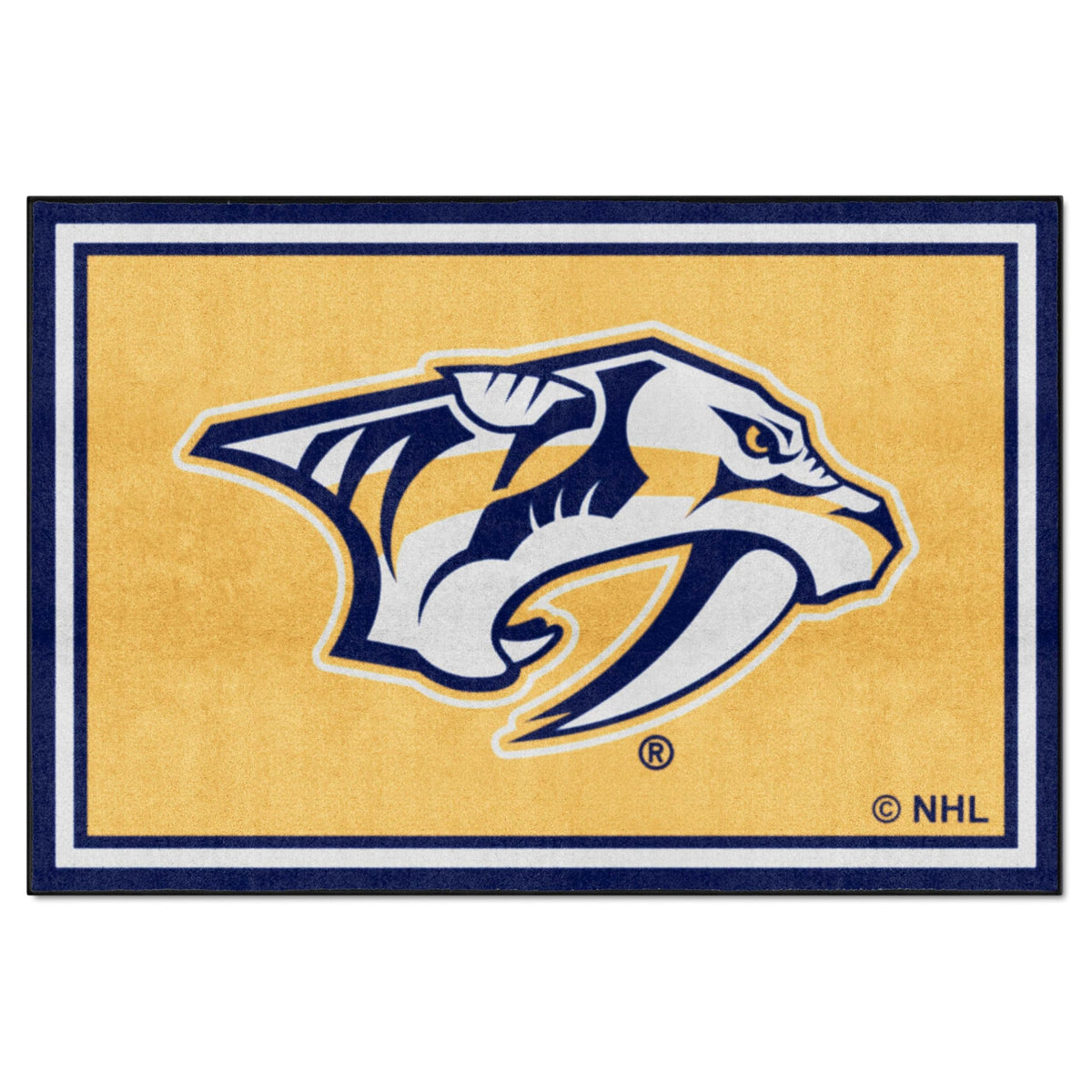 FANMATS 15580 Team Color 59.5 x 88 Rug (NHL - Nashville Predators)