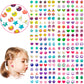 240PCS Sticker Earrings for Little Girls - 3D Gems Girls Sticker Earrings Self-Adhesive Glitter Craft Crystal Stickers, Stick on