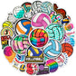 200Pcs Waterproof Volleyball Stickers - Large Vinyl Volleyball Stickers For Water Bottles, Volleyball Gifts For Teen Girls Team