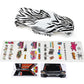 SummitLink Custom Body Compatible for 1/10 Scale RC Car or Truck (Truck not Included) (Zebra)