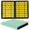 MORABTO enhanced 1000+ Pockets Card Binder 16 Pockets Trading Card Binder Ringless Side Loading Trading Card Album Folder for TCG - Light Green