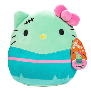 Squishmallows 8' Hello Kitty Frankenkitty- Officially Licensed Kellytoy Halloween Sanrio Plush- Collectible Soft Squishy Stuffed Animal Toy- Add To Your Squad- Gift For Kids, Girls & Boys- 8 Inch