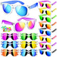 Joycover Kids Sunglasses Bulk, 24 Pack Kids Sunglasses Party Favor, Translucent Sunglasses For Kids With Uv400 Protection, Gradu
