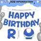 Fulmoon Glitter Pre Strung Happy Birthday Banner No DIY Party Decorations Happy Birthday Sign Decor for Men Women Boy Girls Back