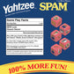 YAHTZEE Spam Brand | Collectible Yahtzee Game as Iconic Spam Can with Custom Dice | Dice Featuring Fried Spam, Spam Musubi, Spam