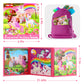 Magnetic Puzzles For Kids Ages 4-6, 20-Piece Toddler Travel Toys Unicorn Princess Puzzles Ages 3-5, Educational Learning Magnets, Ideal Road Trip Activities Toys For 3 4 5 6 Boys And Girls